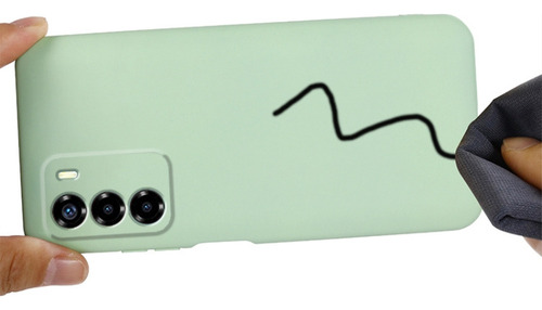 Compatible Funda De Silicona Líquida For Zte Axon 50 Lite