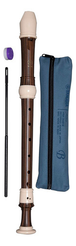 Flauta Dulce Alto Yamaha Yra-314biii Digitacion Barroca Color Marrón Oscuro