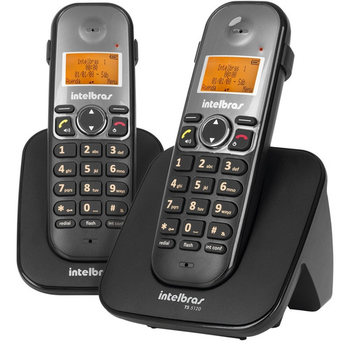 Telefone Intelbras Sem Fio + Ramal - Modelo Ts5122 Dect 6