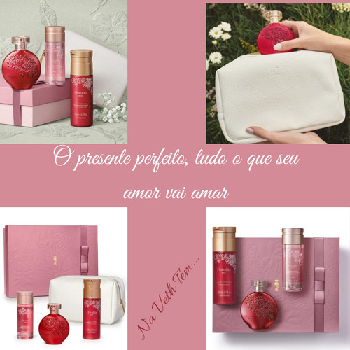 Kit Presente Floratta Red (4 Itens)