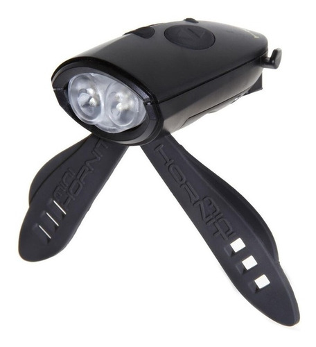 Mini Hornit Mini Timbre Luz Bicicletas Scooter Para Chicos Color Negro