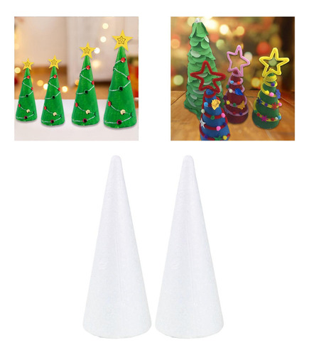 1 Niños Blancos De La Espuma Diy De La Forma Del Cono Que