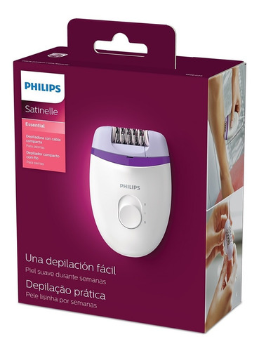 Philips Satinelle Essential Depiladora Compacta Bre225/00