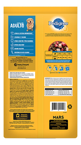 Alimento Pedigree Croquetas adulto para perro adulto sabor carne, pollo y cereales de 21 kg