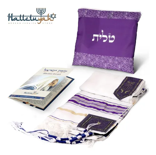 Mantón De Oración Halleluyah Tallit De Israel - Nombre De...