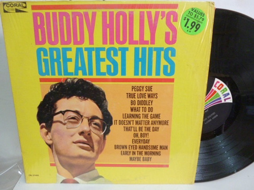 Buddy Holly Greatest Hits Vinilo Americano