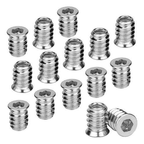 10x Tuercas Atornillables M10 Con Casquillo Hexagonal