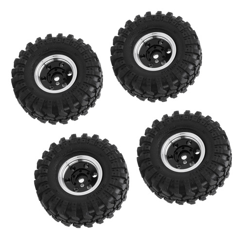 Llanta Beadlock De Aleación De Aluminio Negra Negra 1.0 Tire