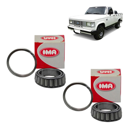 Ima 2 Rolamentos Da Roda Gm C20 4.1 8v 4x4 1985 1986 1987