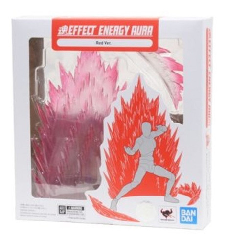 Bandai - Efecto Energy Aura / Efecto De Energia Color Rojo 