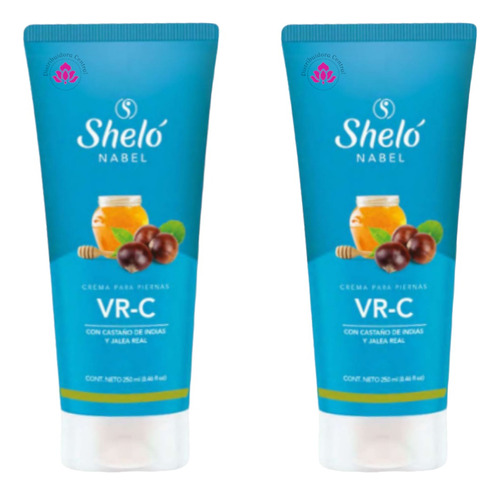 Crema Para Piernas Vr- C Anti Varices Shelo Nabel® 250ml. 2p