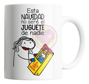 Taza Navideña Flork Deformito No Sere Juguete De Nadie