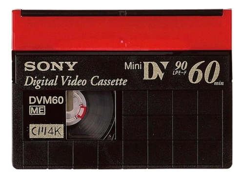 Fita Mini Dv Sony Dvm-60r3 - Caixa Com 05 Unidades
