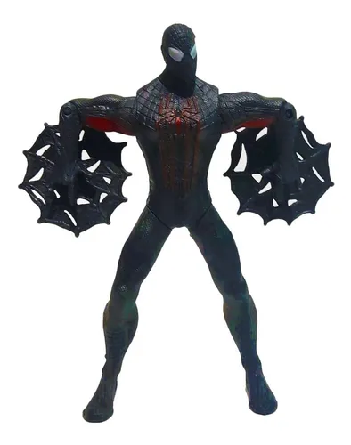 Spiderman Negro Hombre Araña Juguetes Niños Marvel Para Niño