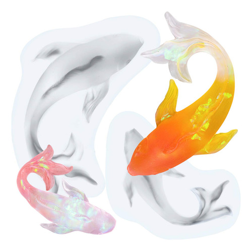Goldfish - Moldes De Silicona De Resina Epoxi Koi Fish Sumin