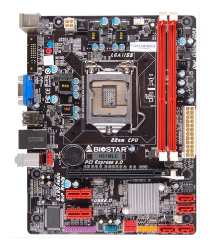 Espelho Da Placa Mãe Biostar H61mlc (frete Grátis)