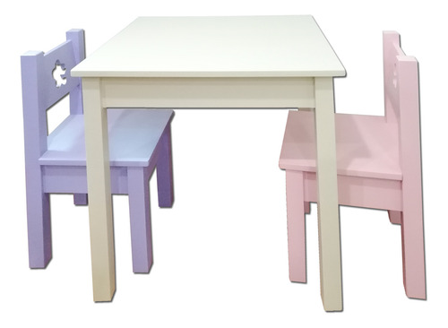 Set De Mesas Con Sillas Infantil