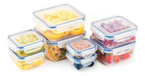 ¡pop! Juego De 8 Recipientes Transparentes Para Almacenar Al