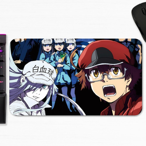 Mouse Pad Cells At Work! Code Black Anime Art Gamer M