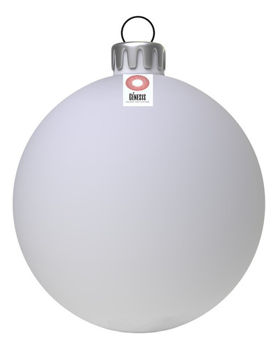 Bolas Esferas Navideñas 7cm Para Personalizar Blanca  X 50