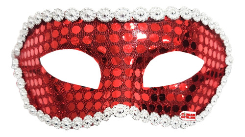 Antifaz Veneciano Lentejuela Máscara Disfraz Carnaval- Cc