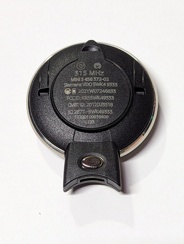 Control Remoto Siemens, P/ Mini Cooper, # 61-30-3-456-372-02
