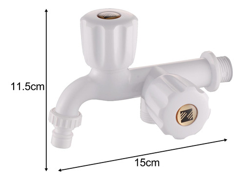 3 Grifo Lavadora G1/2 Grifo Montado En La Pared Para Baño