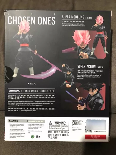 SAELAC Demoniacal Fit DF SHF Chosen Ones Black Goku Action Figure