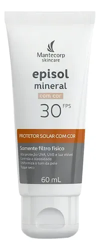 comprar Mantecorp Episol Mineral Prot Sol Facial Com Cor Fps30 60ml