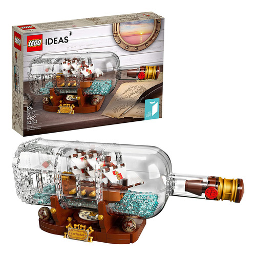 Kit De Construcción Lego Ideas Ship In A Bottle 92177 Expert