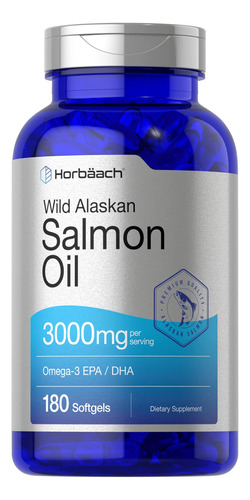 Horbaach Aceite De Pescado De Salmón Salvaje De Alaska   180