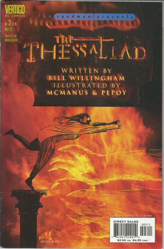 The Sandman Presents The Thessaliad N° 03  Bonellihq Cx429 
