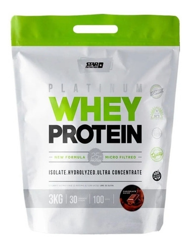 Premium Whey Protein Star Nutrition 3kg X4u Proteina Aminoac