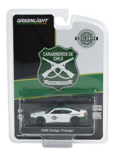 Greenlight - 2006 Dodge Charger Carabineros De Chile - 1/64