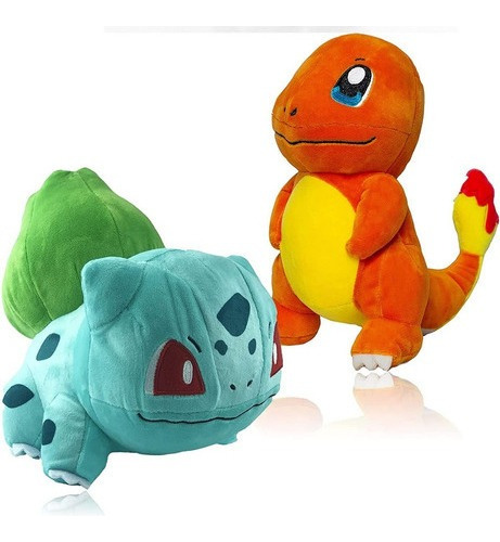 Bulbasaur & Charmander Plushies Muñecos De Peluche - Pokemon