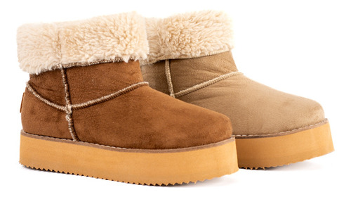 Botas Calentitas Invierno Pantubotas Mujer Peluche Botitas