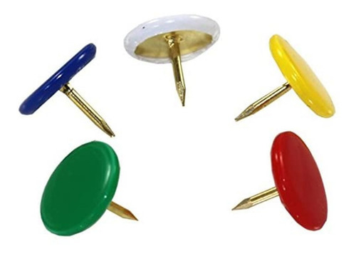 Set 1000 Tachuelas Chinchetas Multiuso Multicolor Pizarra