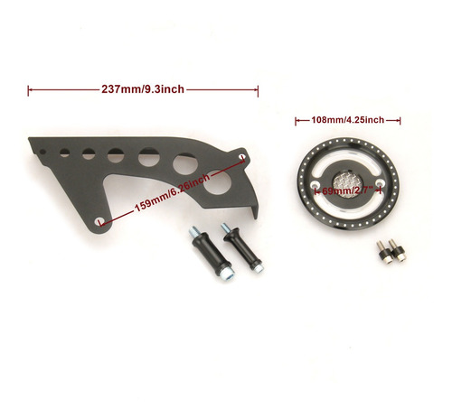 Cover Polea Delantera Para Harley Davidson Sportster 04 O Ma