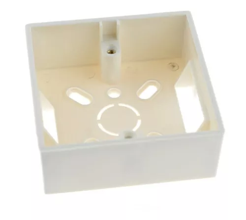 SRAN-caja de montaje externo, 86mm x 86mm x 35mm para interruptores y  enchufes estándar de 86mm x 86mm, aplicable para cualquier posición de  superficie de pared - AliExpress