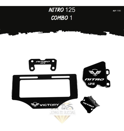 Kit Combo 1 Partes Lujo Moto Nitro 125