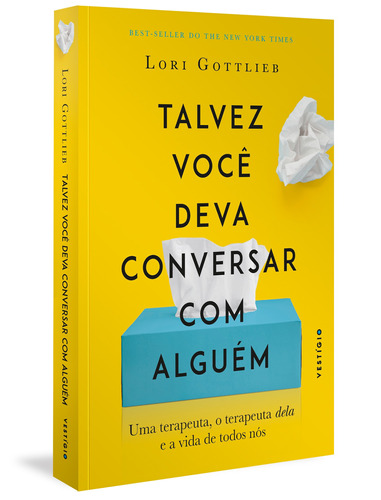 Talvez você deva conversar com alguém, de Lori Gottlieb. Editora VESTÍGIO, capa mole, edição 2020 em português, 2020