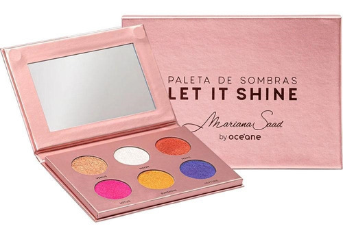 Paleta De Sombras Océane Mariana Saad Let It Shine - 772813 Cor Da Sombra Dourado-escuro