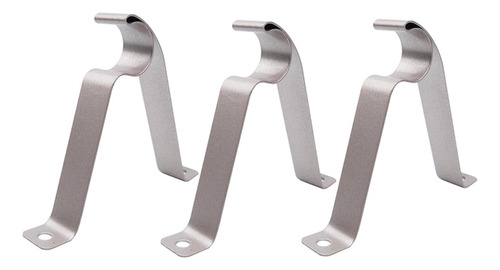 2 Elegantes Soportes Para Barras De Cortina Para 2 Piezas