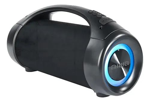 Alto-falante portátil Aiwa AWS600BT com bluetooth impermeável pre...