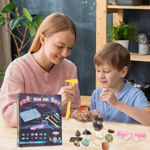 Diy Digging Crystal De Alta Qualidade Toy Pirate Treasure Ar
