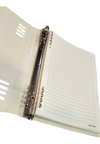Cuaderno Archivador A5 Anillos Metalicos Hojas Lineas