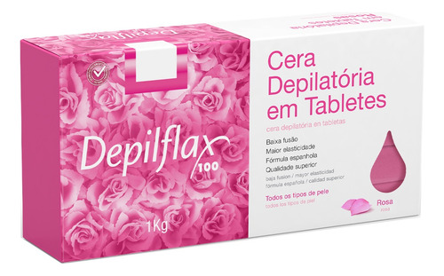 Aquecedora Matic Rosa 400g C/ Refil 2kg Cera Quente Rosa