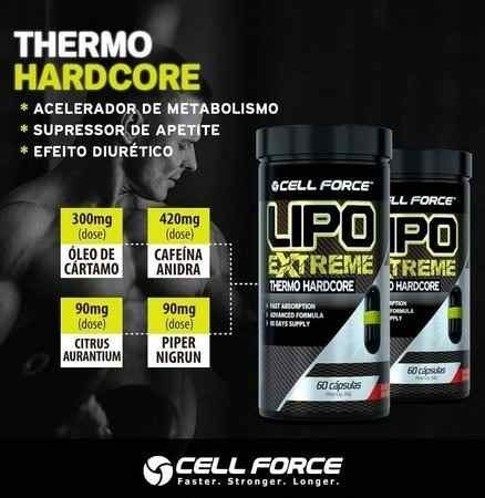 Lipo Extreme 60 Cápsulas + Coqueteleira Grátis