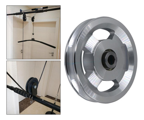 Reemplazo Universal Del Cojinete De La Rueda De 95 Mm Plata