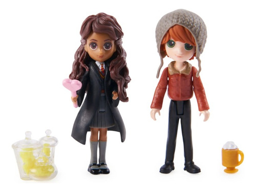 Harry Potter Magical Minis Ron Weasley Y Parvati Patil Set
